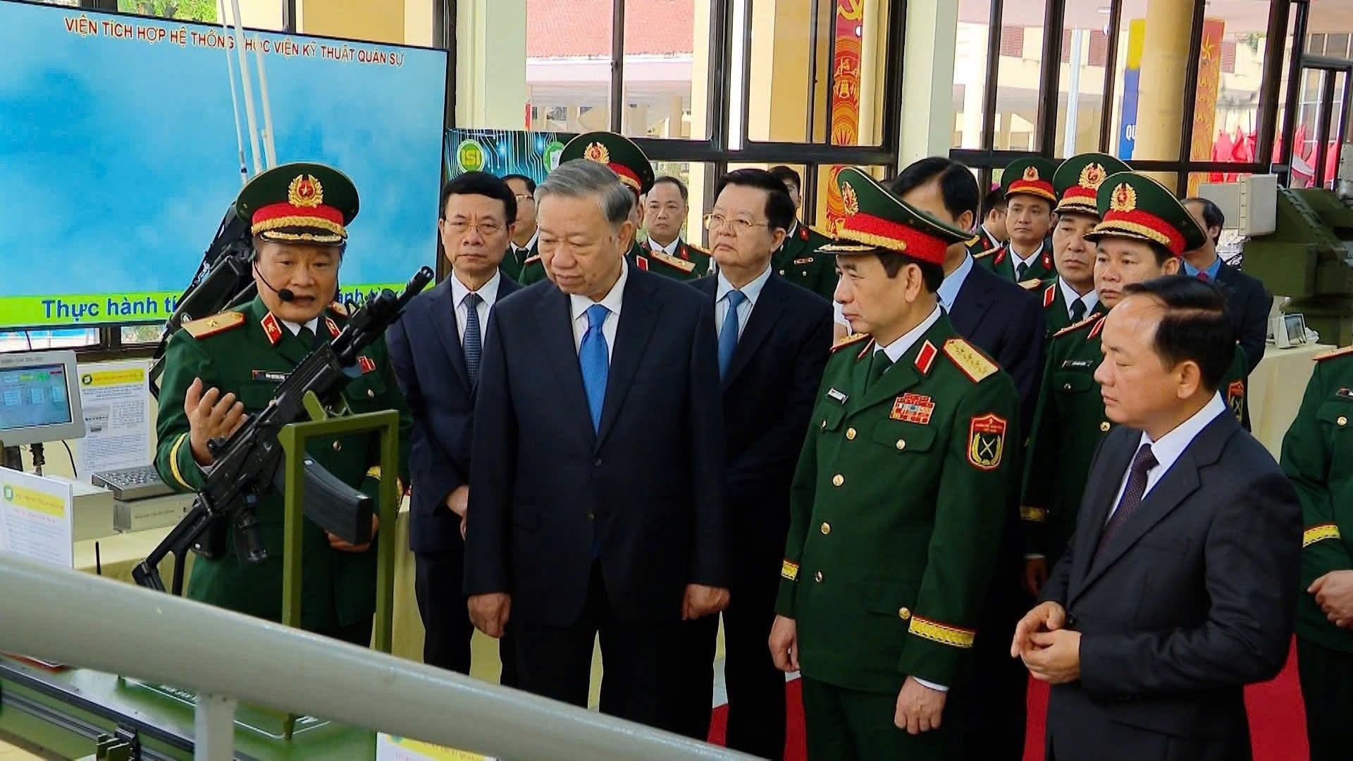 Xây dựng Học viện Kỹ thuật Quân sự trở thành Trung tâm nghiên cứu khoa học công nghệ và đổi mới sáng tạo trọng điểm quốc gia