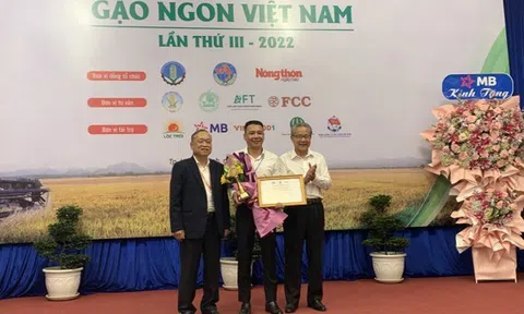 Gạo của ThaiBinh Seed đoạt giải nhất trong cuộc thi Gạo ngon Việt Nam 2022