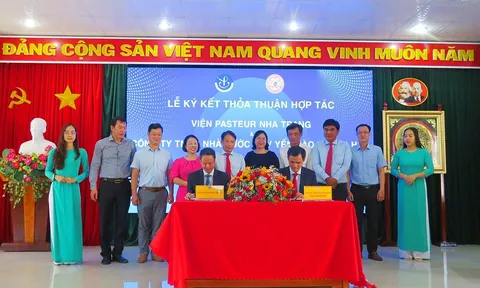 Công ty Yến sào Khánh Hòa ký kết hợp tác với Viện Pasteur Nha Trang