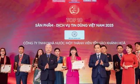 YẾN SÀO ĐẢO THIÊN NHIÊN KHÁNH HÒA TOP 10 THƯƠNG HIỆU SẢN PHẨM – DỊCH VỤ TIN DÙNG VIỆT NAM 2025