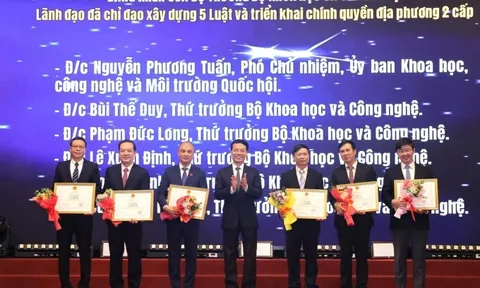 Vinh danh tập thể, cá nhân đạt thành tích về khoa học công nghệ