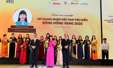 CHỦ TỊCH HĐTV CÔNG TY YẾN SÀO KHÁNH HÒA VINH DỰ NHẬN DANH HIỆU “NỮ DOANH NHÂN VIỆT NAM TIÊU BIỂU - BÔNG HỒNG VÀNG VIỆT NAM 2025”