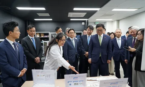 Biểu tượng quan hệ hợp tác Việt - Hàn về khoa học công nghệ, đổi mới sáng tạo và chuyển đổi số