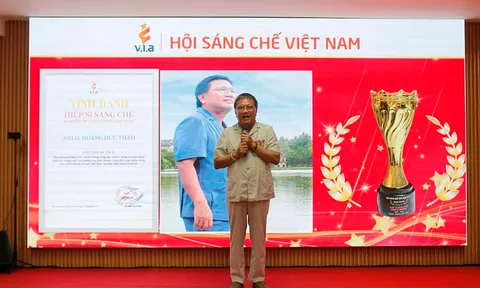 Chủ tịch VST Hoàng Đức Thảo được vinh danh “Hiệp sĩ Sáng chế"
