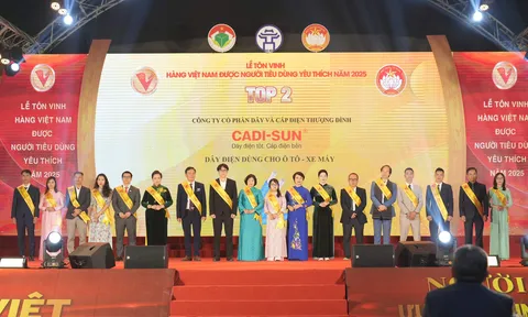 Tự hào hàng Việt: CADI-SUN tiếp tục là thương hiệu được người tiêu dùng yêu thích năm 2025
