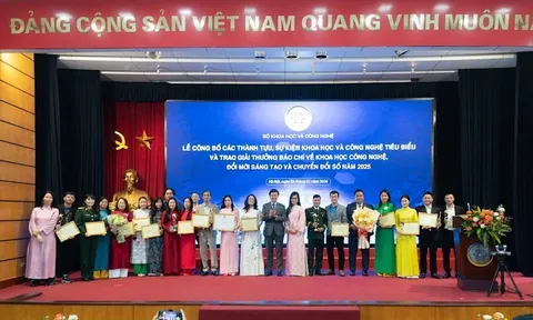 Vinh danh 22 tác phẩm báo chí xuất sắc về KHCN, ĐMST, CĐS