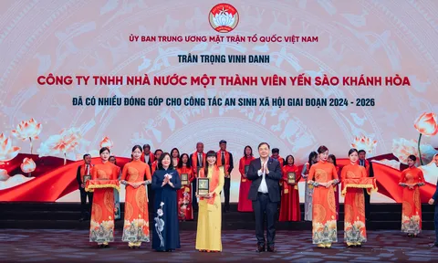 YẾN SÀO KHÁNH HÒA ĐÓN NHẬN BIỂU DƯƠNG VỀ CÔNG TÁC AN SINH XÃ HỘI GIAI ĐOẠN 2024 – 2026
