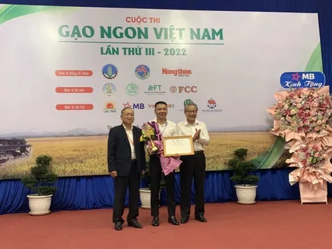 Gạo của ThaiBinh Seed đoạt giải nhất trong cuộc thi Gạo ngon Việt Nam 2022