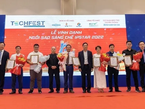 Vinh danh “Ngôi sao sáng chế IPStar” Techfest Vietnam năm 2022