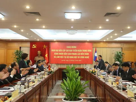Tăng cường quan hệ hợp tác Việt Nam - Lào trong lĩnh vực khoa học và công nghệ