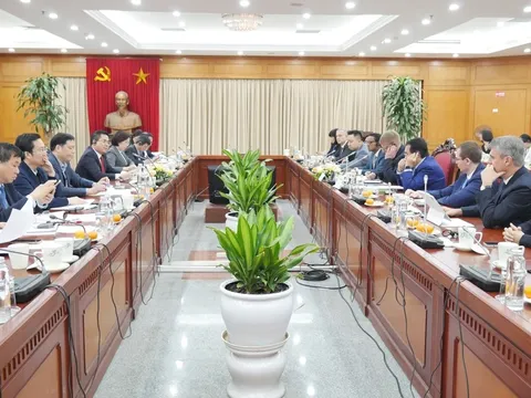 Thứ trưởng Nguyễn Hoàng Giang làm việc với Đoàn doanh nghiệp Hội đồng Kinh doanh EU – ASEAN