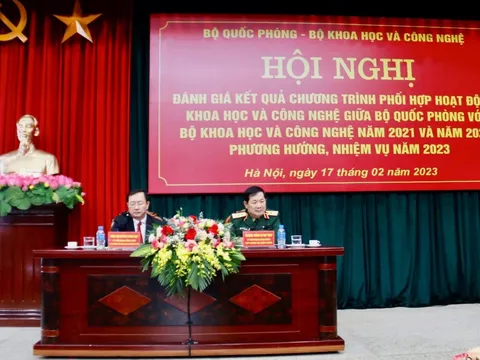 Bộ KH&CN luôn định hướng ưu tiên hoạt động KH&CN lĩnh vực quốc phòng