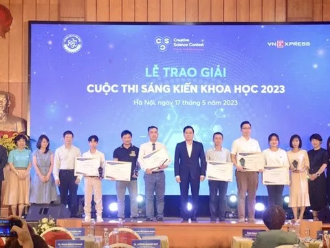 6 sáng kiến, giải pháp đoạt giải cuộc thi 'Sáng kiến khoa học 2023'