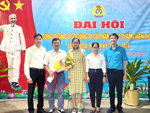 Đại hội Công đoàn cơ sở công ty cổ phần Dược phẩm Thiên Dược nhiệm kỳ 2023 đến 2028