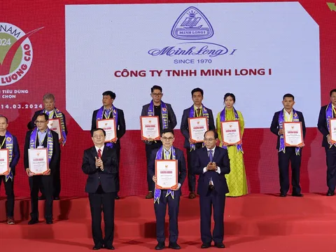 MINH LONG TIẾP TỤC ĐƯỢC VINH DANH HVNCLC 2024