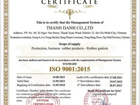 Công ty TNHH SX TM Thành Danh: Hướng đến một “Nền sản xuất xanh bền vững”