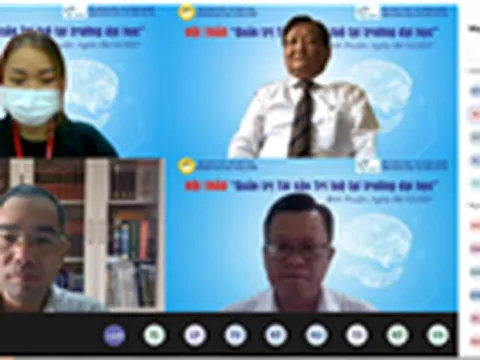 Hội thảo trực tuyến "Quản trị Tài sản trí tuệ tại trường đại học"