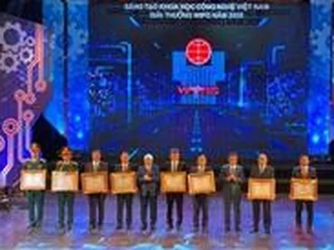 45 công trình khoa học được trao Giải thưởng sáng tạo khoa học công nghệ Việt Nam năm 2020