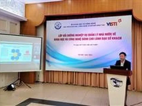 Khai giảng lớp bồi dưỡng nghiệp vụ quản lý Nhà nước về Khoa học và công nghệ dành cho lãnh đạo Sở Khoa học và công nghệ năm 2021 theo hình thức trực tuyến (online)