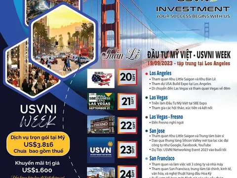 THƯ MỜI THAM DỰ TUẦN LỄ ĐẦU TƯ VÀ XUẤT NHẬP KHẨU MỸ VIỆT (19-24/9/2023)