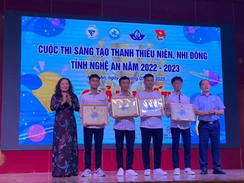 Nghệ An: Trao giải Hội thi và Cuộc thi Sáng tạo năm 2022 - 2023