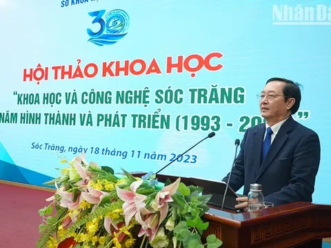 Khoa học và công nghệ Sóc Trăng - 30 năm hình thành và phát triển
