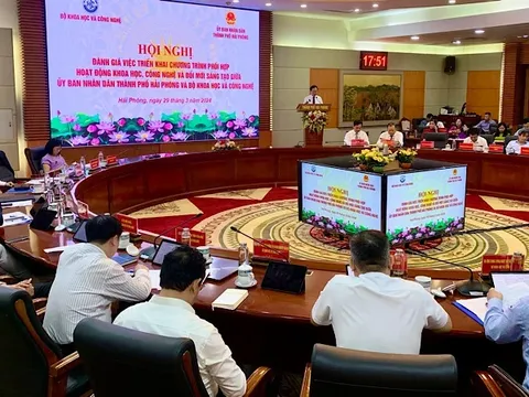Tiếp tục nâng cao hiệu quả phối hợp giữa Bộ Khoa học-Công nghệ và thành phố Hải Phòng