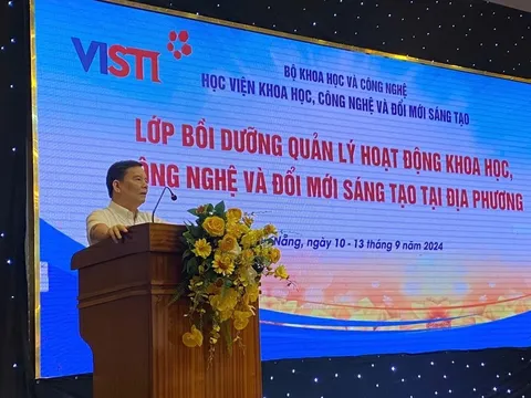 Khai giảng Lớp Bồi dưỡng nghiệp vụ quản lý khoa học, công nghệ và đổi mới sáng tạo tại địa phương