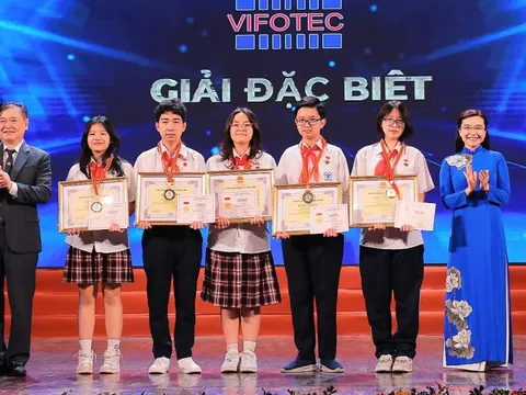 Trao giải 106 sản phẩm sáng tạo thanh thiếu niên toàn quốc