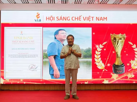 Chủ tịch VST Hoàng Đức Thảo được vinh danh “Hiệp sĩ Sáng chế"