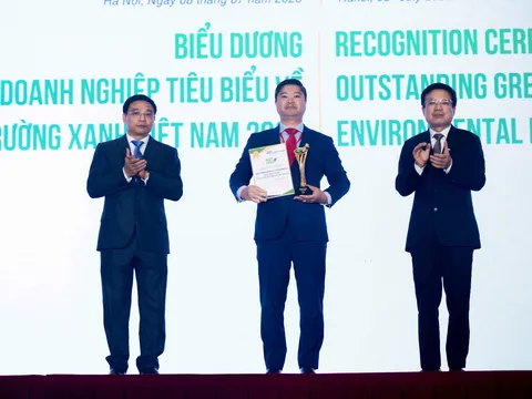 YẾN SÀO KHÁNH HÒA ĐƯỢC VINH DANH LÀ DOANH NGHIỆP TIÊU BIỂU VỀ NĂNG LƯỢNG MÔI TRƯỜNG XANH VIỆT NAM