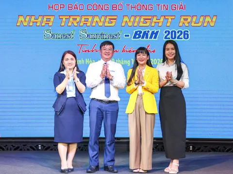 HỌP BÁO CÔNG BỐ GIẢI CHẠY NHA TRANG NIGHT RUN SANEST SANVINEST - BKH 2026
