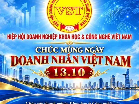 HIỆP HỘI DOANH NGHIỆP KHOA HỌC CÔNG NGHỆ VIỆT NAM: CHÚC MỪNG NGÀY DOANH NHÂN VIỆT NAM 13/10