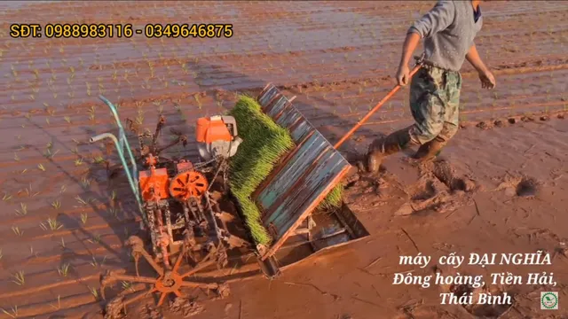 Máy cấy lúa min Trần Đại Nghĩa - Phiên bản mới năm 2022